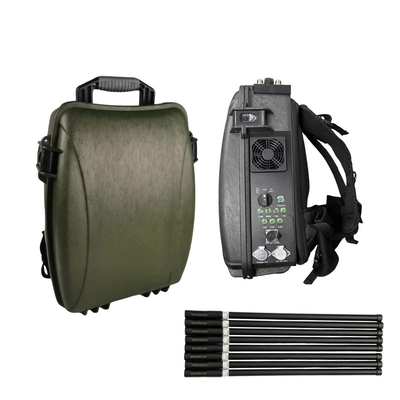 1.5KM-2KM Backpack Drone Jammer محدوده فرکانس 860MHz-930MHz