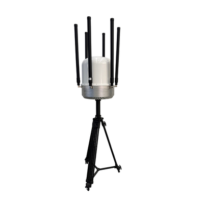 6 کانال 8 کانال 2KM 3KM UAV ثابت Drone Jammer برای امنیت محیط