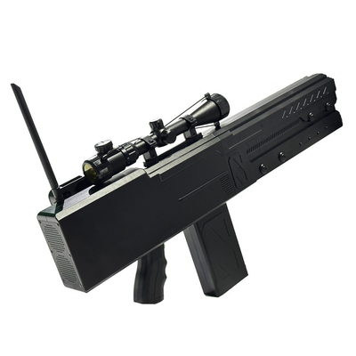 6 باند DJI UAV Jammer Gun 1-2KM ضد FPV اسلحه بدون سرنشین 900MHz 1.5G 2.4G 5.8G