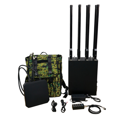 1.5KM ~ 2KM Range Drone Jammer UAV Signal GPS دفاعی ضد درون