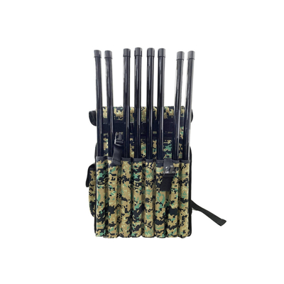 5.8G 2.4G 1.2G 900M 433M 2KM Backpack Jammer RF Amplifier Anti UAV FPV Swarms