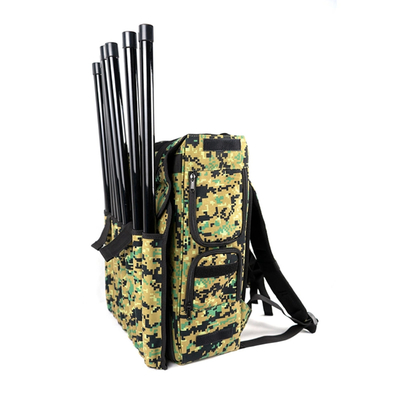 1.5KM 2500M Backpack Drone Jammer FPV RF Amplifier سیگنال ضد UAV GPS Jamming