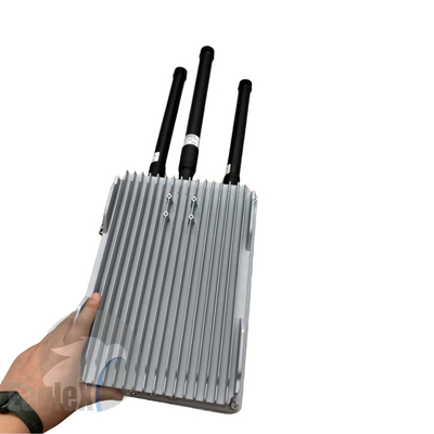 30W-50W FPV Drone Jammer 900MHz 2.4GHz 5.8GHz فرکانس جمر برای هواپیماهای بدون سرنشین