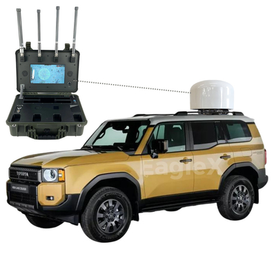 پلیس SUV Drone Jammer نظامی 8000M وسیله نقلیه نصب شده Jammer برای گشت مرز