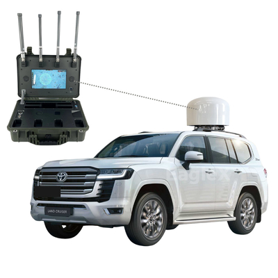 8000M FPV 3KM UAV Drone Jammer 360° تمام فضای هوایی ضد درون های جمر