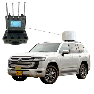 SUV Vehicle Drone Jammer 8KM تشخیص FPV 3KM مقابله با راه حل ضد هواپیماهای بدون سرنشین