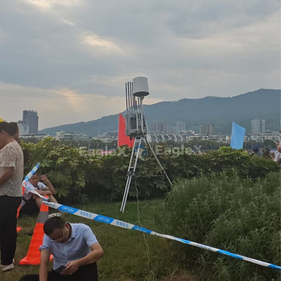 3/5/10KM Drone Jammer ثابت در فضای باز Fpv Jamming Detection همه در یک با سیستم کنترل فرمان هواپیماهای بدون سرنشین