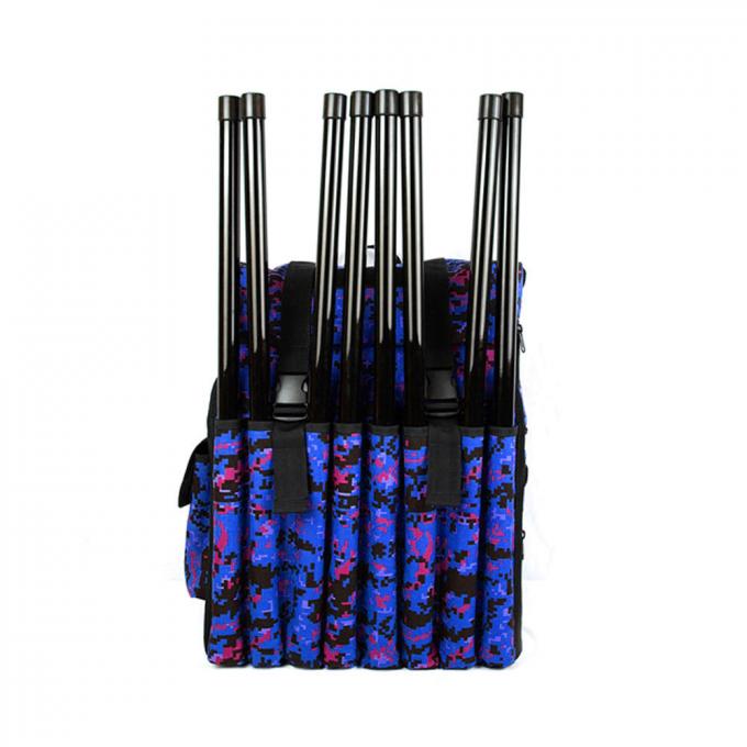 پوشش FPV Drone Jammer Backpack 8 کانال RF Drone Jammer تقویت کننده 1