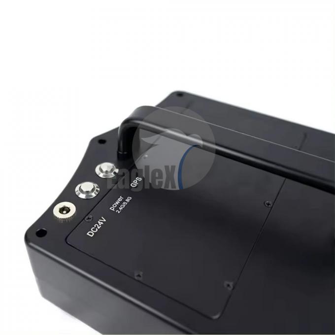 2.4G 5.8G GPS DJI Drone Jammer Anti Drone Shield تشخیص سیگنال های بدون سرنشین 0