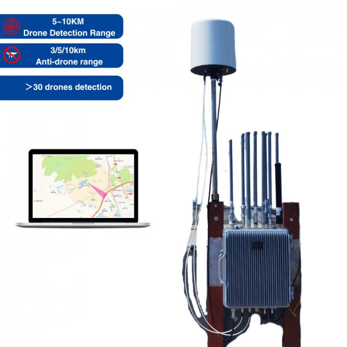 ضد هواپیماهای بدون سرنشین FPV ثابت دستگاه تشخیص اختلال در هواپیماهای بدون سرنشین UAV دستگاه تشخیص اختلال در هواپیماهای بدون سرنشین 5.8 GHz 0