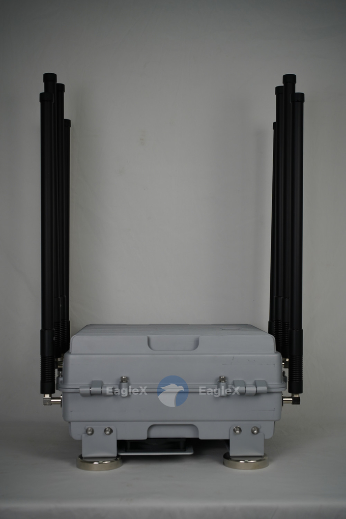 500-1500m Range Vehicle-Mounted Magnetic Drone Signal Jammer برای دفاع ضد FPV 0